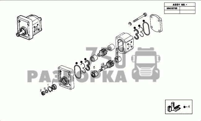 Кронштейн крепления насоса ГУР Iveco Euro Cargo Кронштейн крепления насоса ГУР Iveco Euro Cargo
