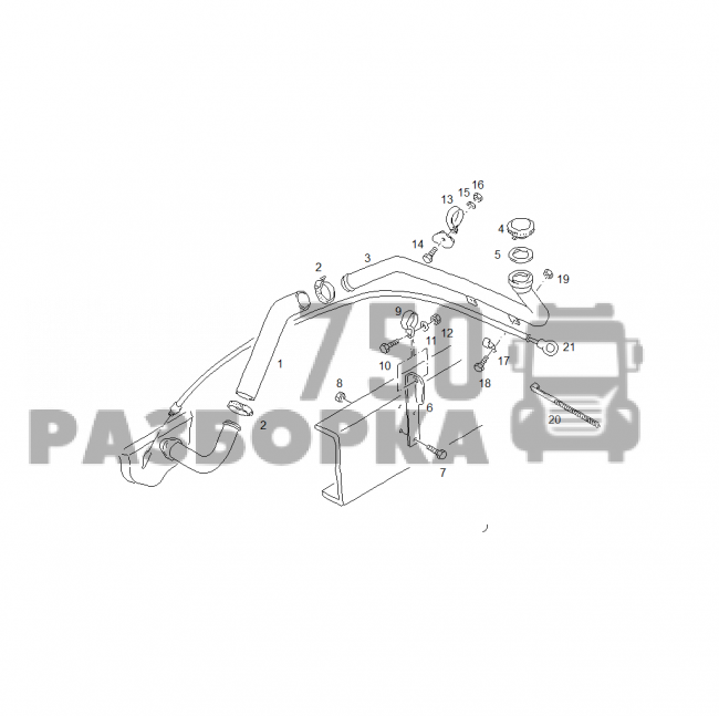  Маслозаливная горловина MAN L2000