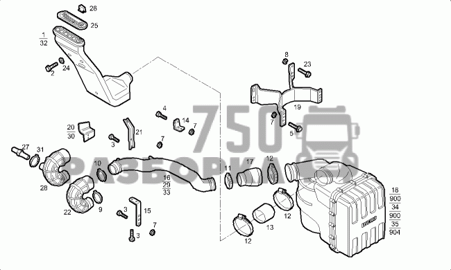Корпус воздушного фильтра Iveco EuroCargo Корпус воздушного фильтра Iveco EuroCargo