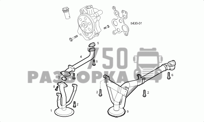 Насос масляный Iveco CURSOR 10