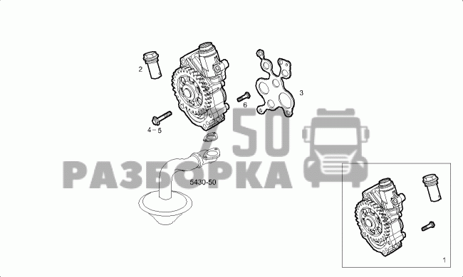 Насос масляный Iveco CURSOR 10