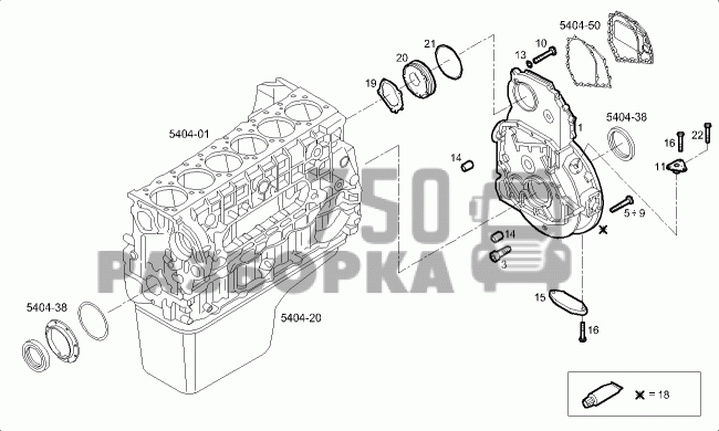 Кольцо распорное Iveco CURSOR 
